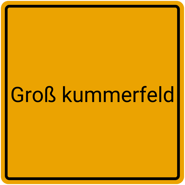 Meldebestätigung Groß Kummerfeld